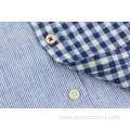 Men's Casual Splicing Design Summer Cotton Shirts